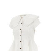GANNI 36 ruffled cotton shirt