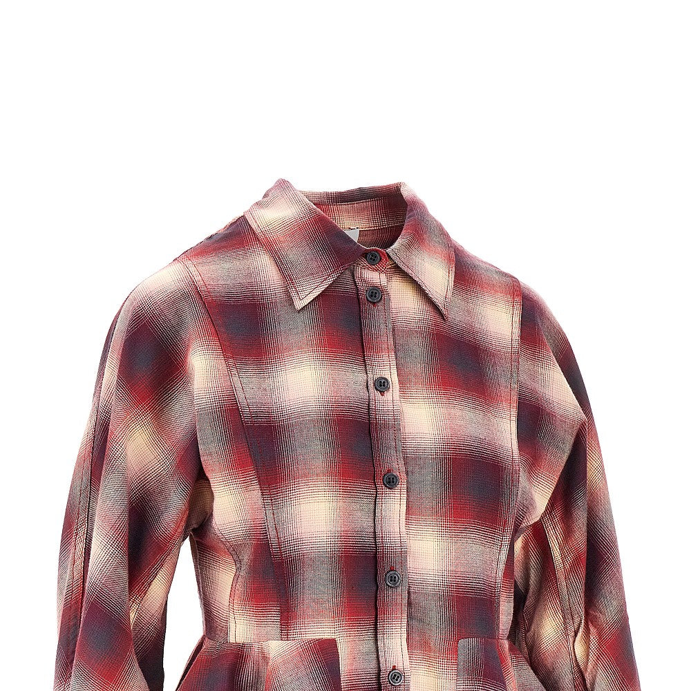 GANNI 36 cotton flannel shirt