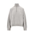 GANNI L organic cotton half-zip sweatshirt