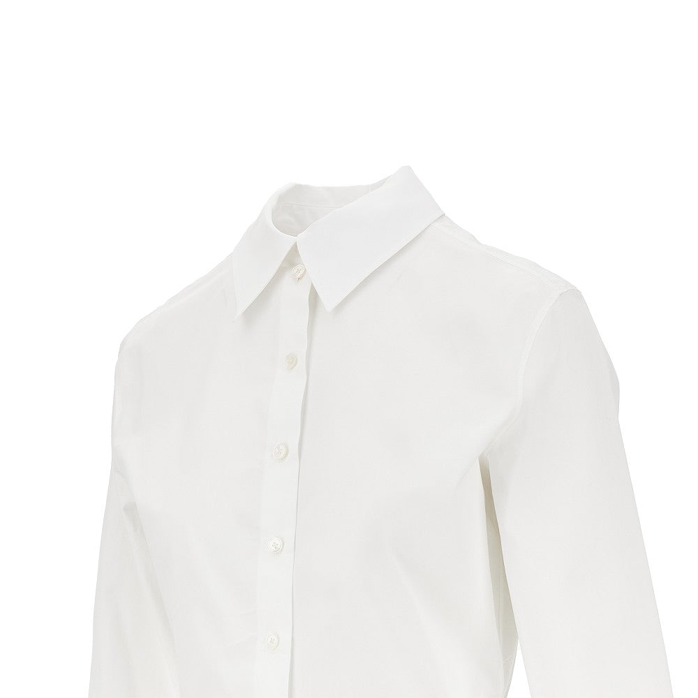 ALAÏA 40 poplin basque shirt