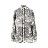 PIERRE LOUIS MASCIA L toile de jouy printed silk shirt