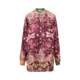 PIERRE LOUIS MASCIA M printed silk shirt
