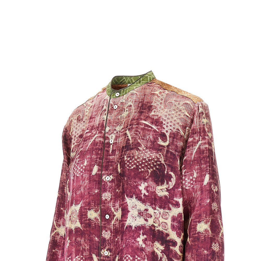 PIERRE LOUIS MASCIA M printed silk shirt