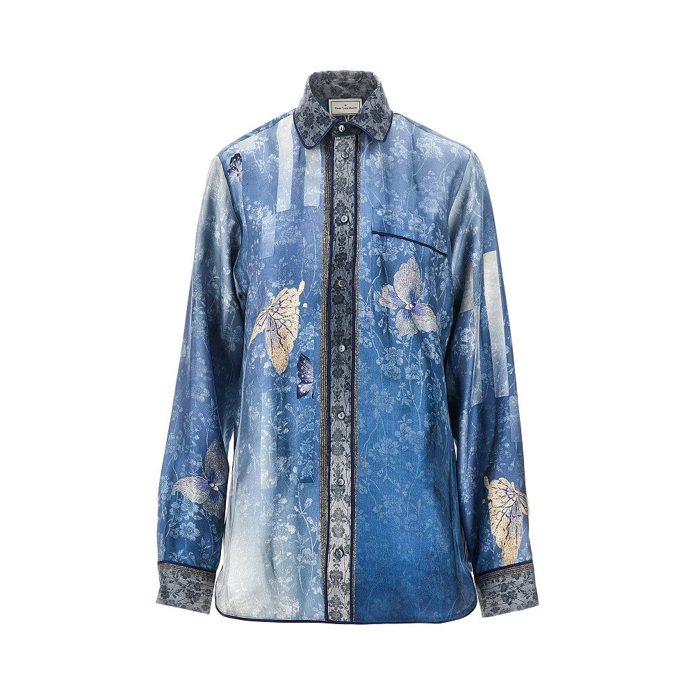 PIERRE LOUIS MASCIA S printed silk shirt