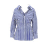 striped shirt with dropped shoulders