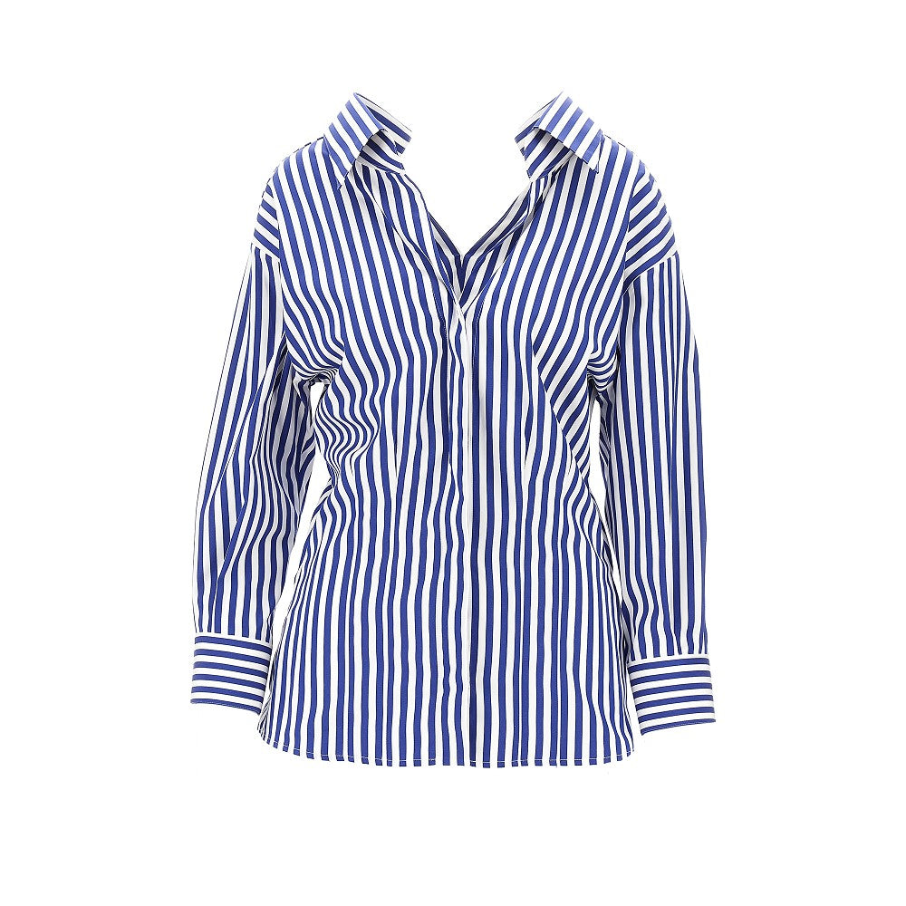 striped shirt with dropped shoulders