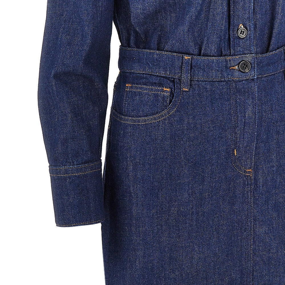 denim short dress