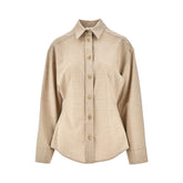 P.A.R.O.S.H. S stretch wool shirt