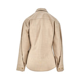 P.A.R.O.S.H. S stretch wool shirt