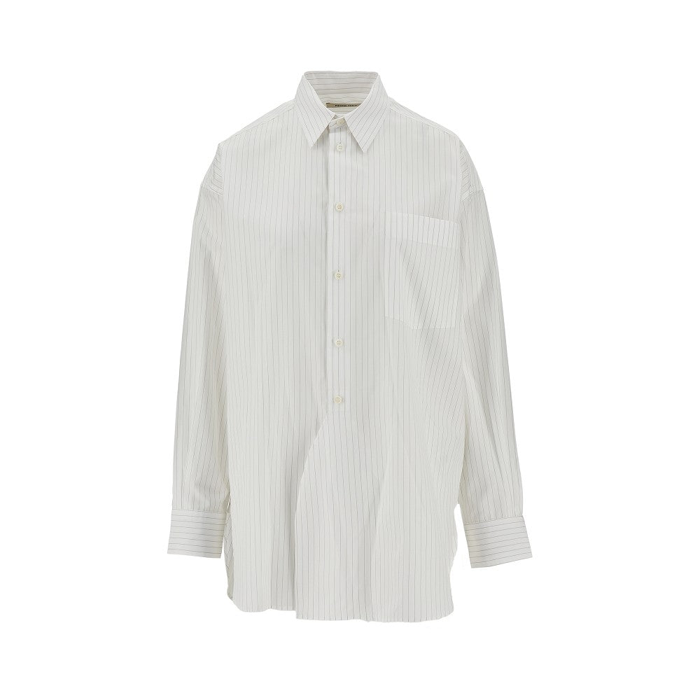PHOEBE PHILO 36 pinstriped poplin relaxed shirt