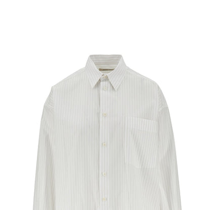 PHOEBE PHILO 36 pinstriped poplin relaxed shirt
