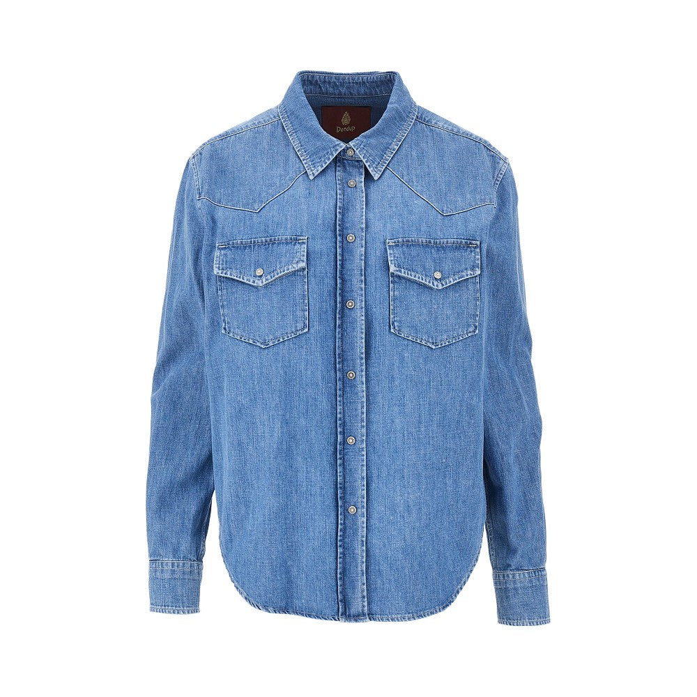 DONDUP 38 esibizionista capsule collection denim shirt