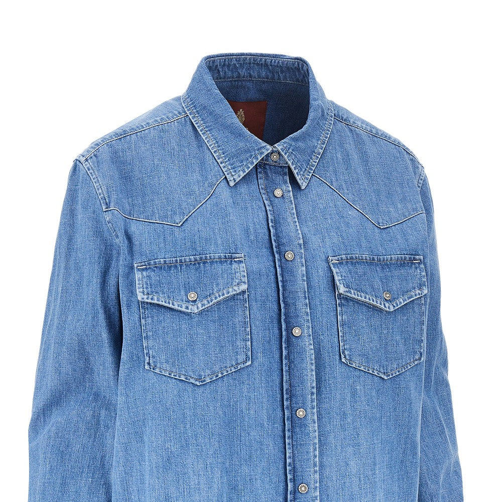 DONDUP 38 esibizionista capsule collection denim shirt