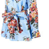 flowers print silk vanity shirt