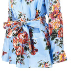 DOLCE&GABBANA 40 flowers print silk vanity shirt