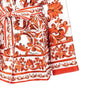 maiolica print silk vanity shirt