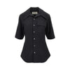 wool twill short-sleeved shirt