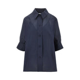 JIL SANDER 36 cotton organdy shirt