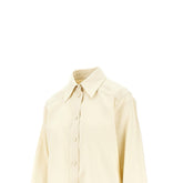 JIL SANDER 38 wool ripstop shirt