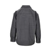 wool shirt with pin-striped motif