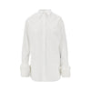 muslin shirt with layered cuffs