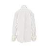 muslin shirt with layered cuffs