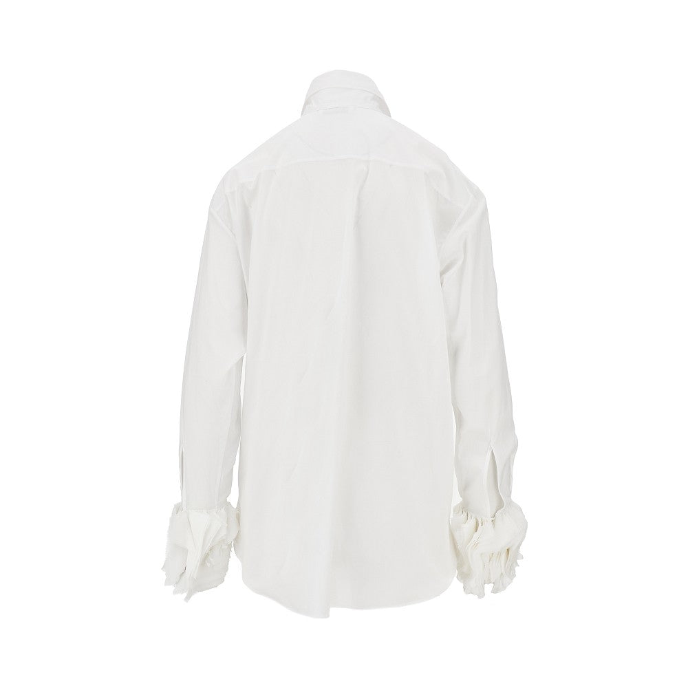 muslin shirt with layered cuffs