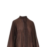 OSEREE SWIMWEAR S-M lumière shirt with feathers