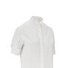 cotton poplin short-sleeved shirt