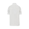 cotton poplin short-sleeved shirt