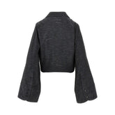 MM6 44 jacquard viscose-blend shirt