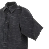 MM6 44 jacquard viscose-blend shirt