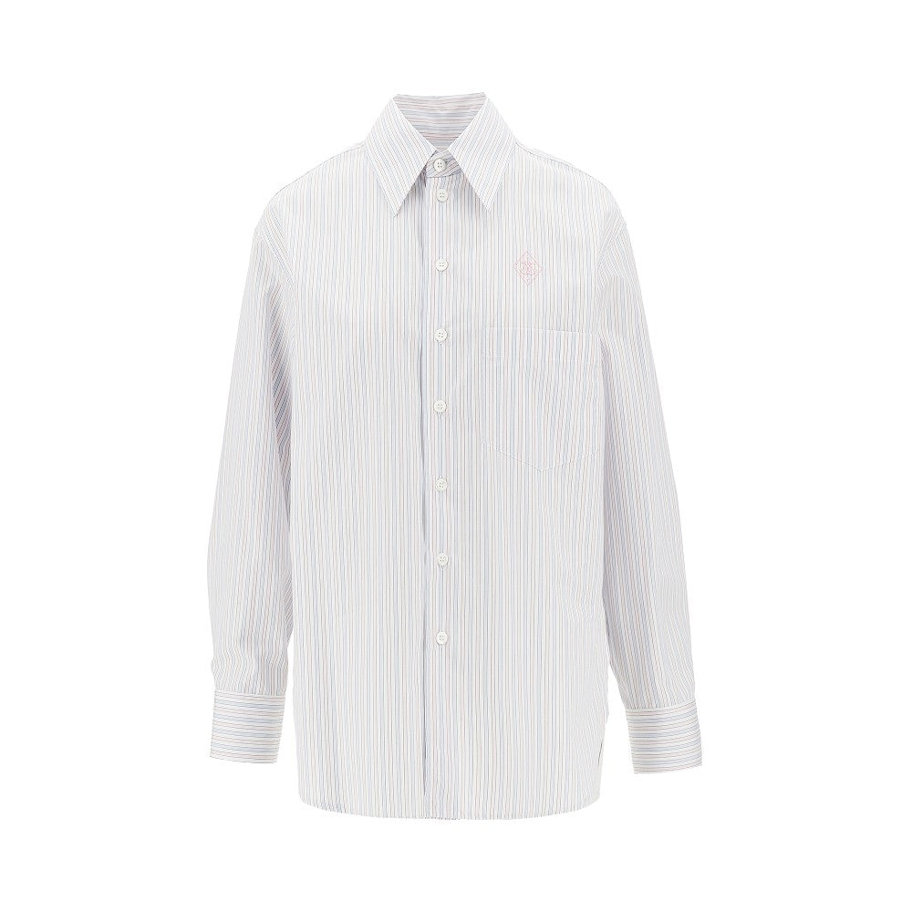 SEAFARER 40 kim striped poplin shirt