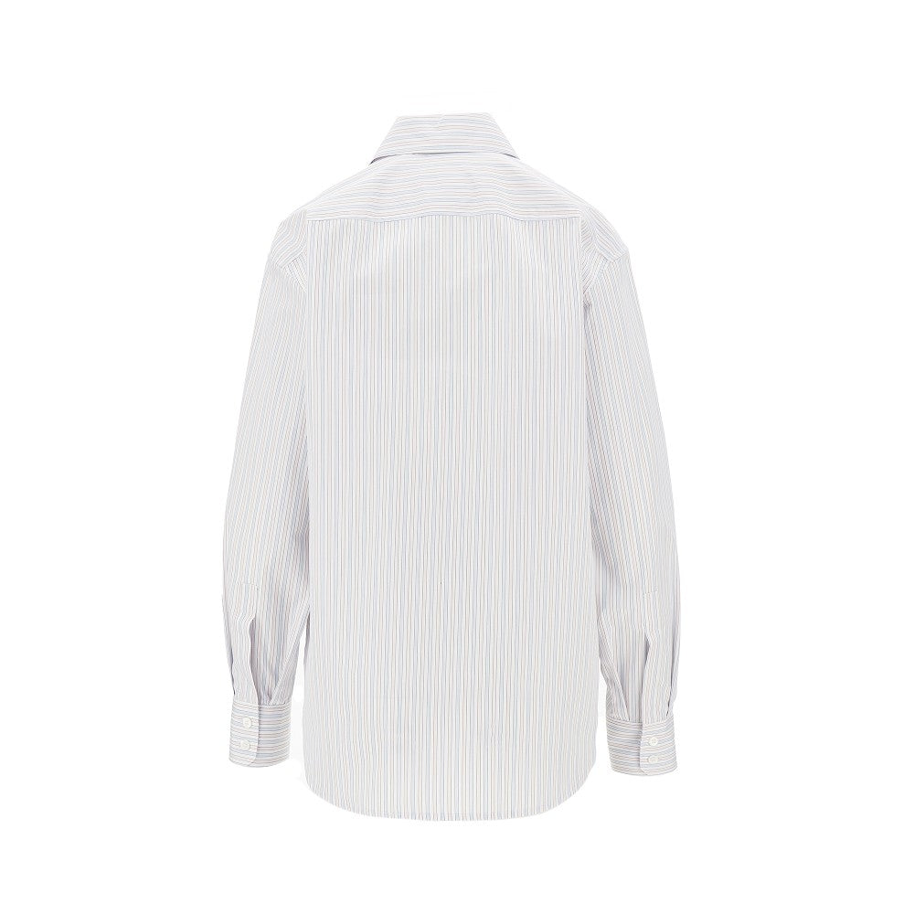 kim striped poplin shirt