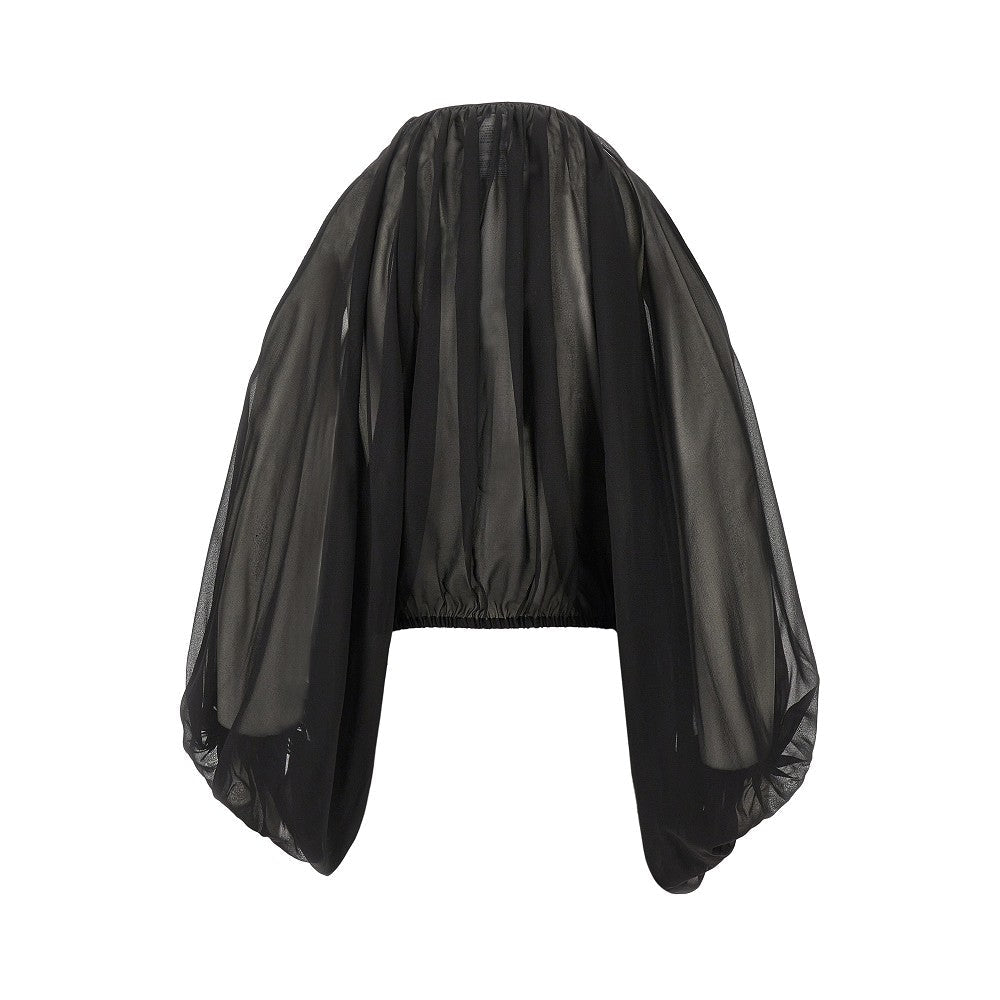 vesta stretch georgette blouse