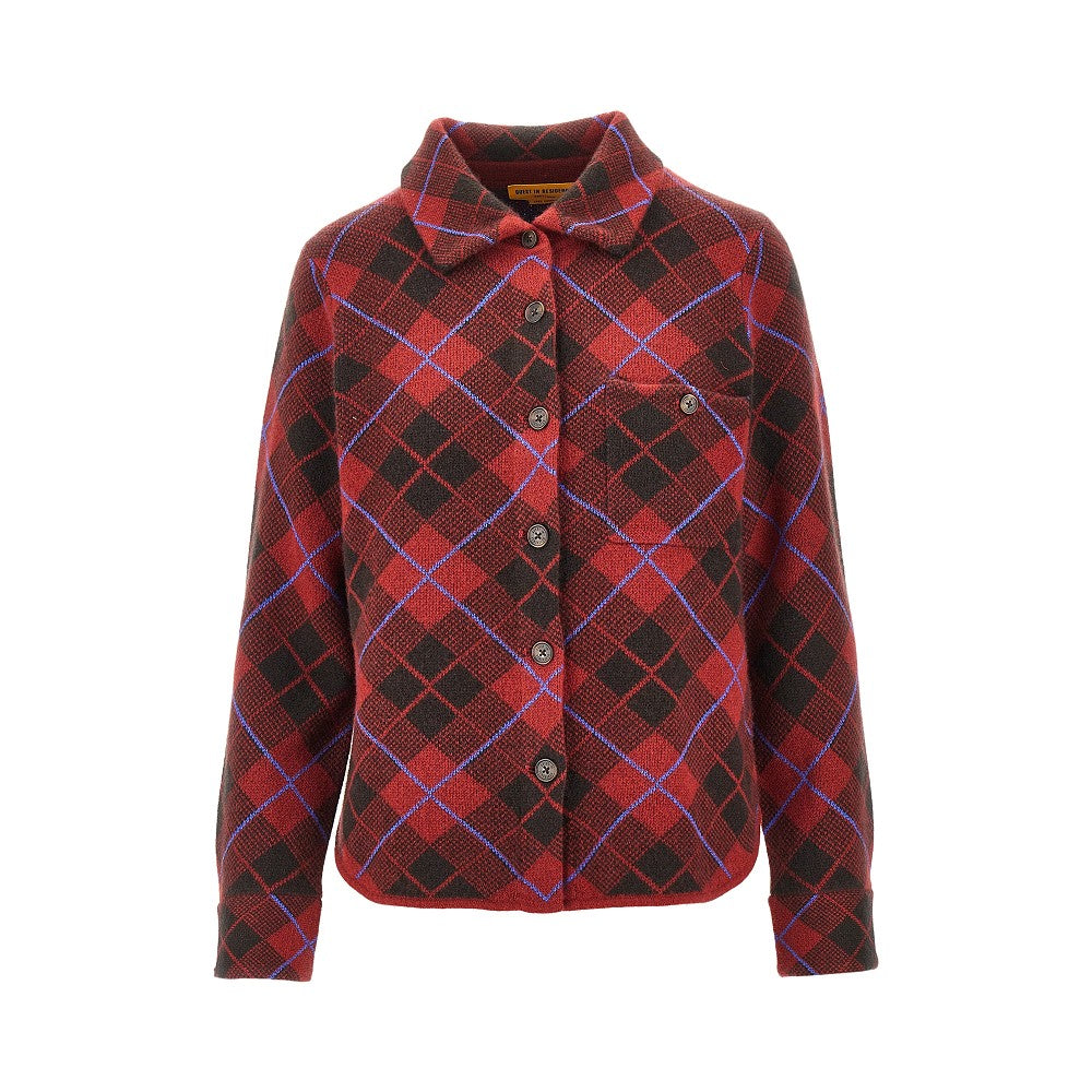 GUEST IN RESIDENCE S dylan check cashmere shirt