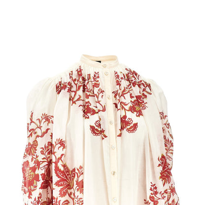 ETRO 38 printed cotton shirt