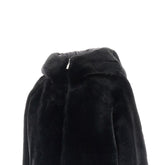 EMPORIO ARMANI 44 faux fur and nylon reversible jacket