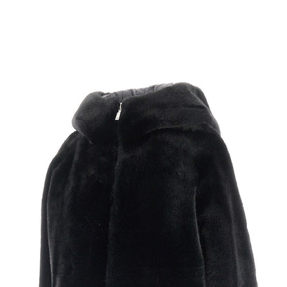 EMPORIO ARMANI 44 faux fur and nylon reversible jacket