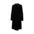 EMPORIO ARMANI 42 velvet coat with decentralized button