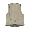 double-breasted wool vest