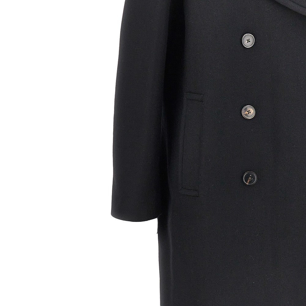 double-breasted long coat