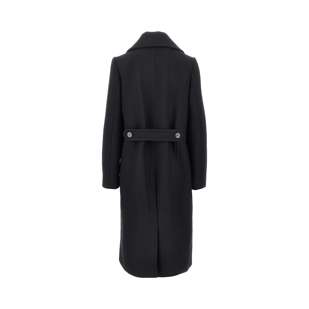 double-breasted long coat