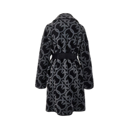 PINKO L love birds velour coat