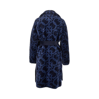 PINKO S love birds velour coat