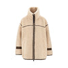 faux shearling oversized jacket