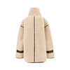 faux shearling oversized jacket