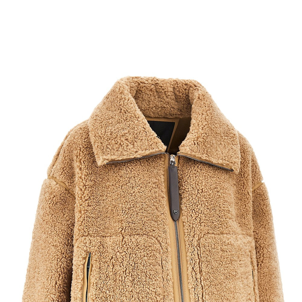 faux shearling jacket