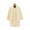 double cloth cape with scarf