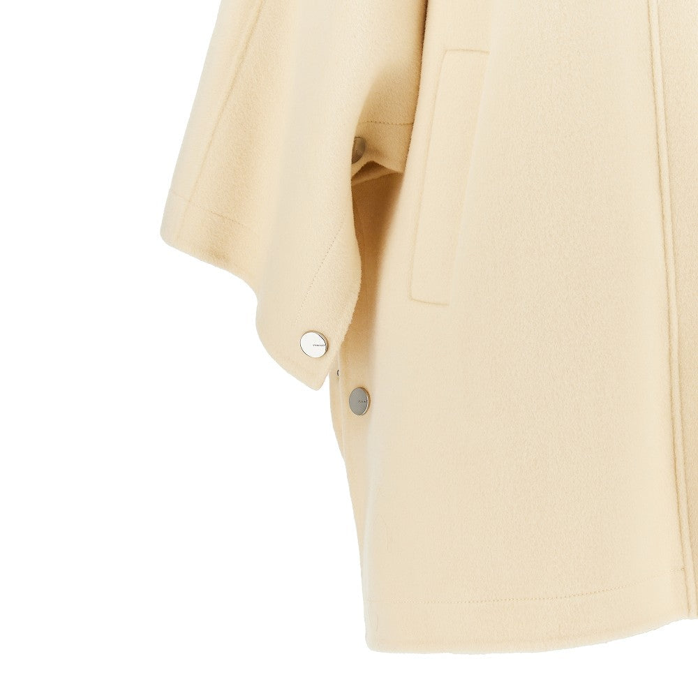 double cloth cape with scarf